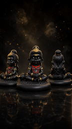 Bal Hanuman Dashboard Idol | Premium Resin Baby Hanuman Murti for Car Dashboard, Home Temple & Office Desk | Spiritual Showpiece & Gift
